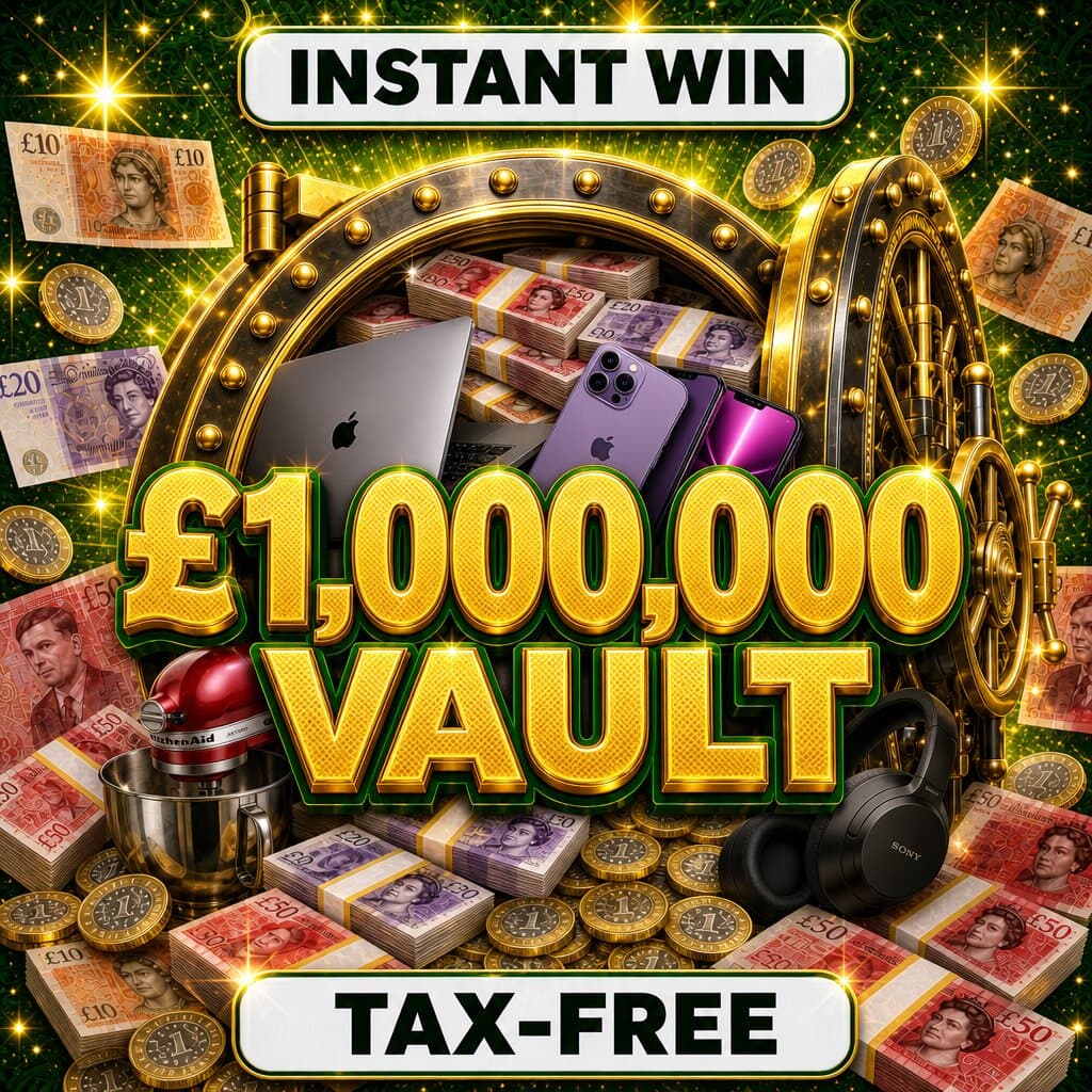£1m Vault - Play Now for only £2.15!