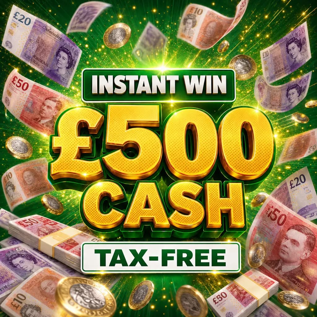 Win £500 Cash Tax-Free