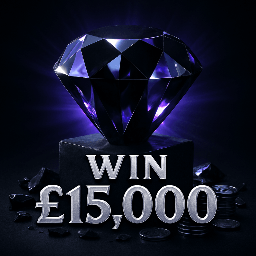 Black Onyx Scratch - 50p per Ticket, Win £15,000!