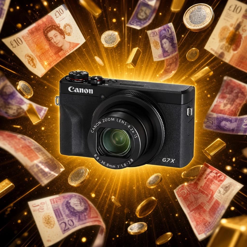 Win a Canon PowerShot G7 X Mark III for 50p