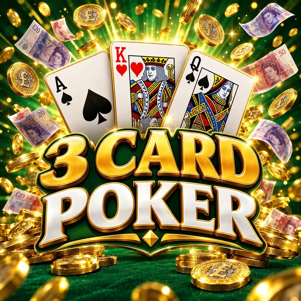 3 Card Poker - Play for 25p!