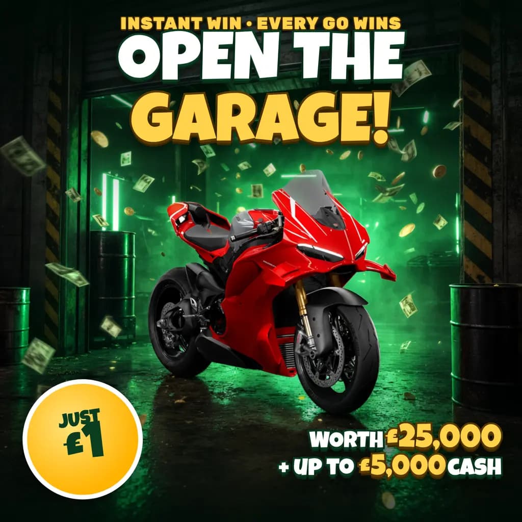 Open the Garage, Win a Ducati Panigale V4