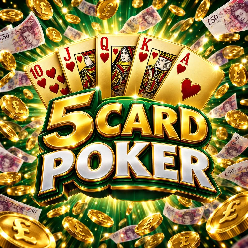 5 Card Poker - Play for 25p!