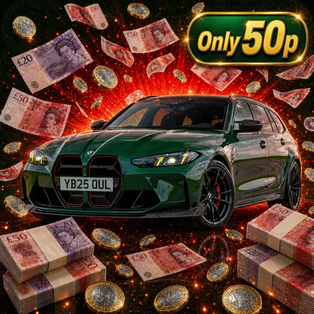 Win a BMW M3 Touring - Enter for just 50p!