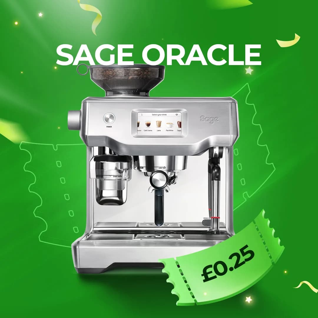 Win an Oracle Touch Espresso Machine - 25p to Play!