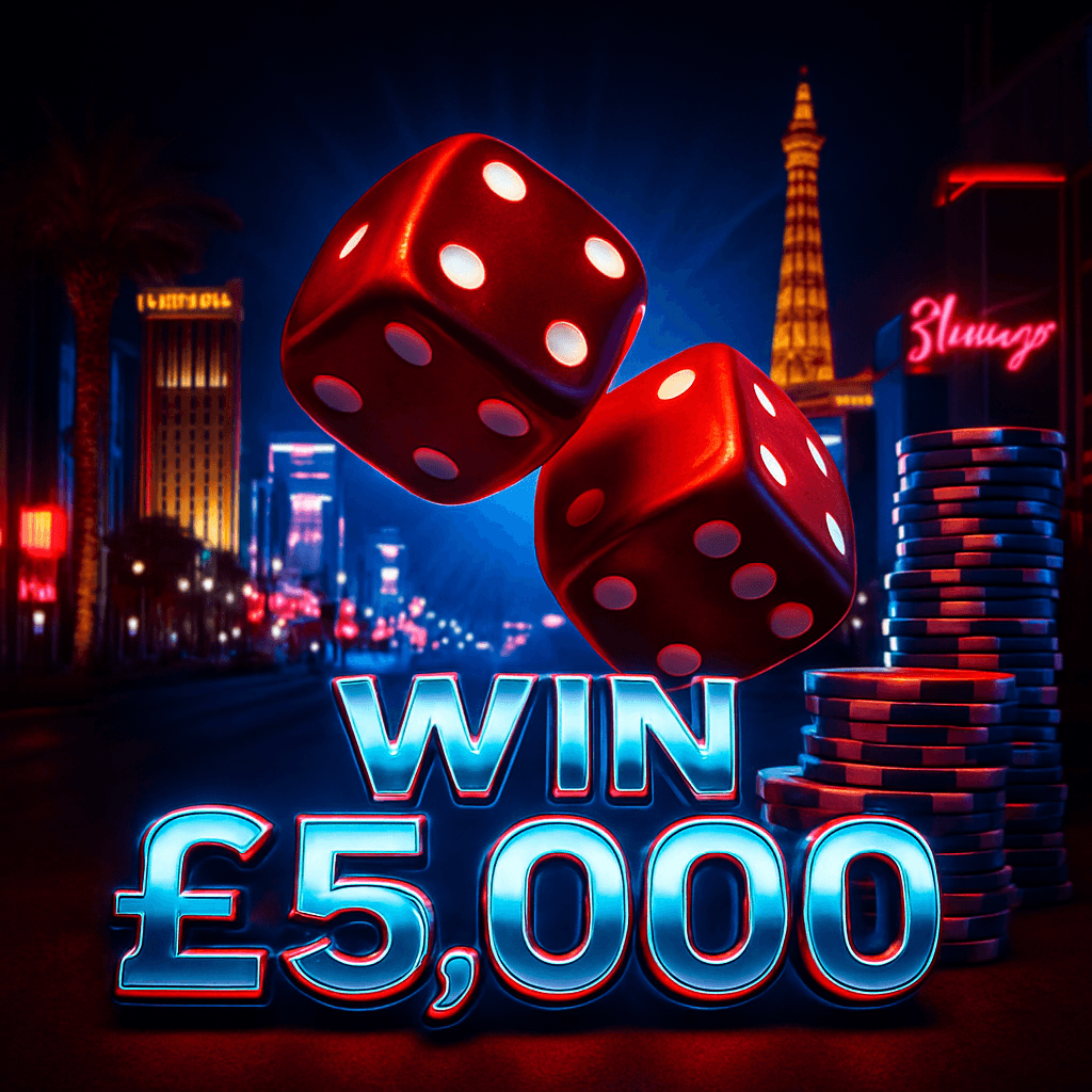 Vegas Nights Scratch - Win £5,000 from only 30p!!