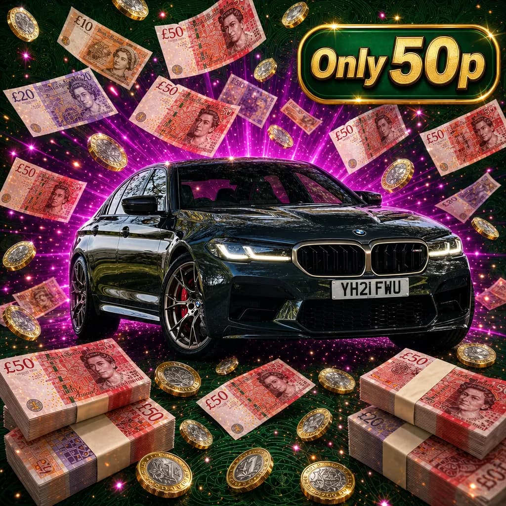 Win a BMW M5 - Enter Now for only 50p!