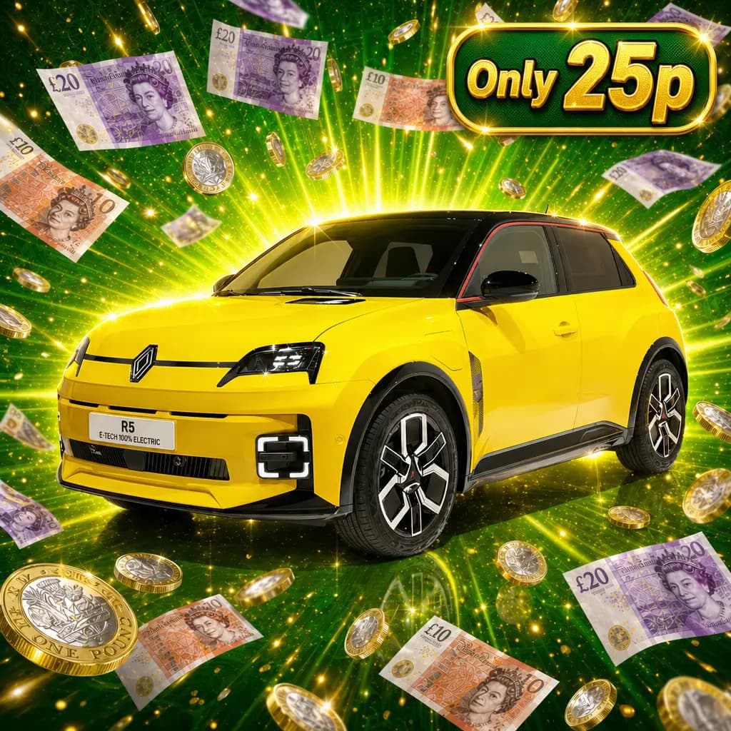 Win a Renault 5 E-Tech from just 25p!