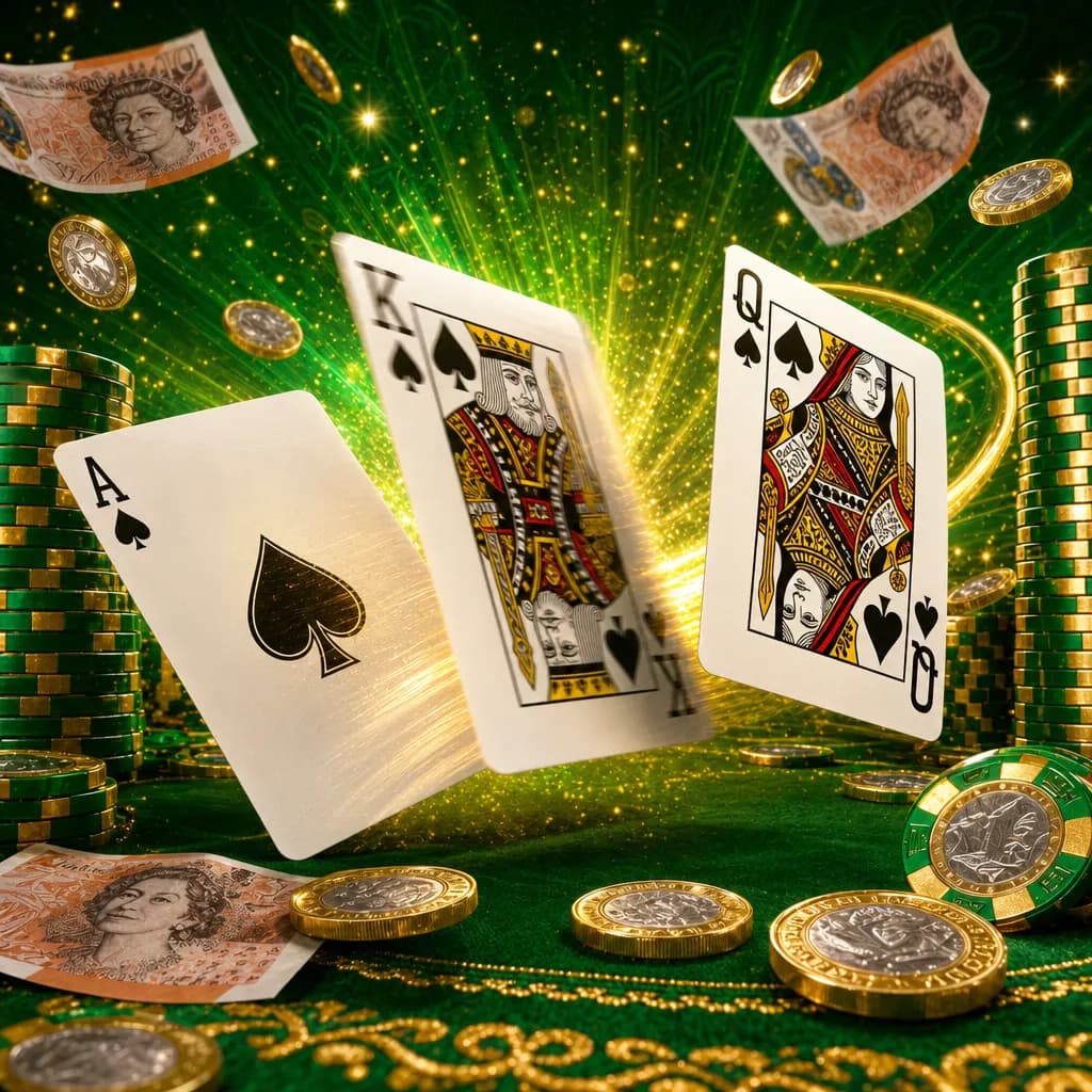3 Card Poker - Play Now for 50p!