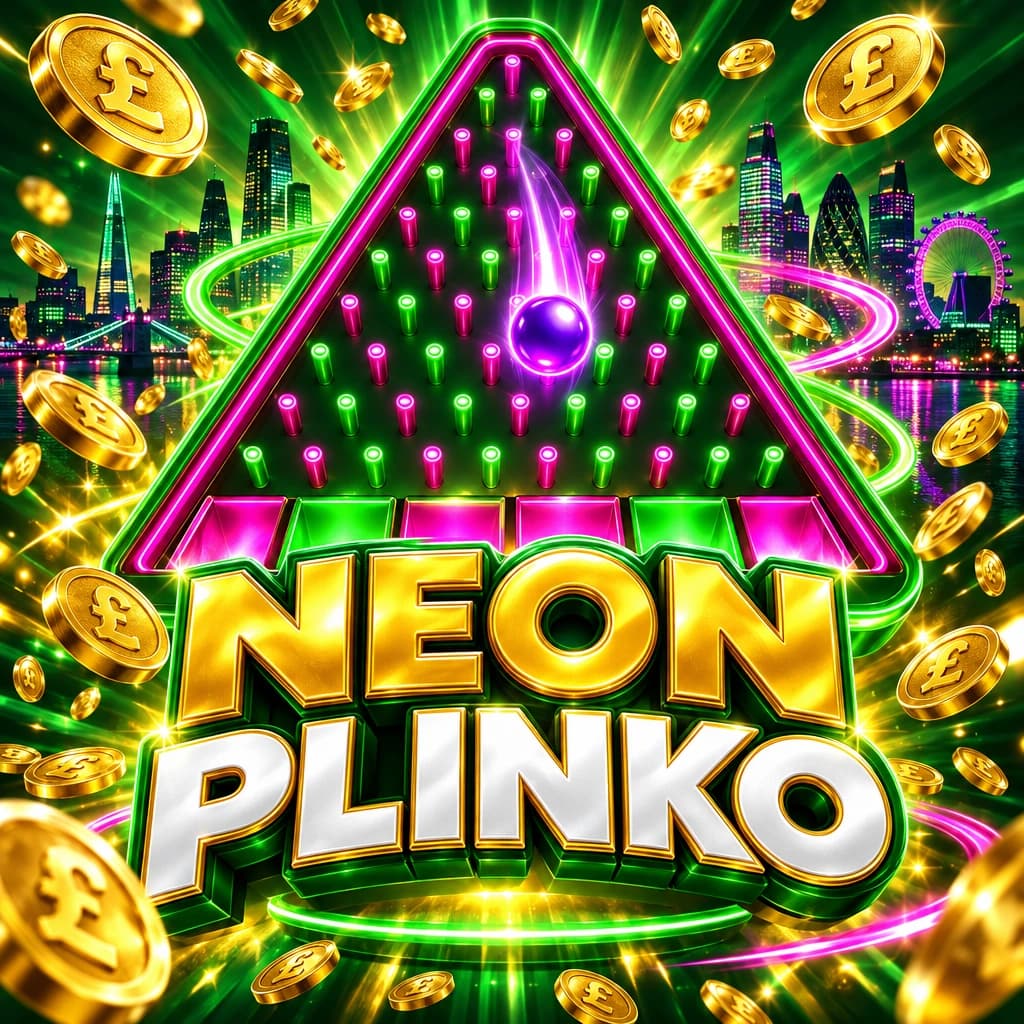 Neon Plinko - Only 10p a Drop!