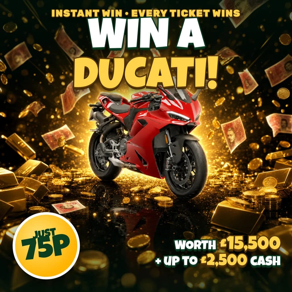 Win a Ducati Panigale V2 for 75p