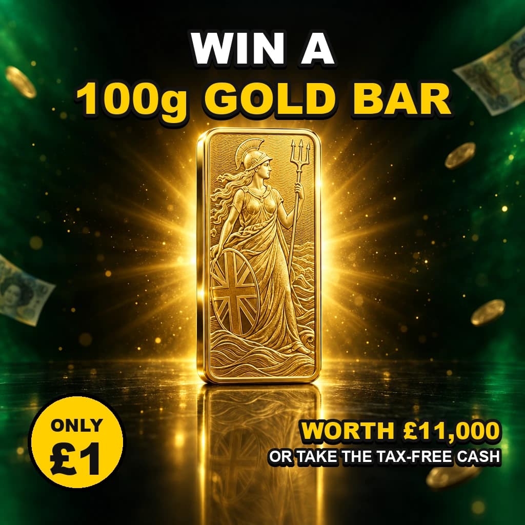 Win 100g of Pure Gold for £1