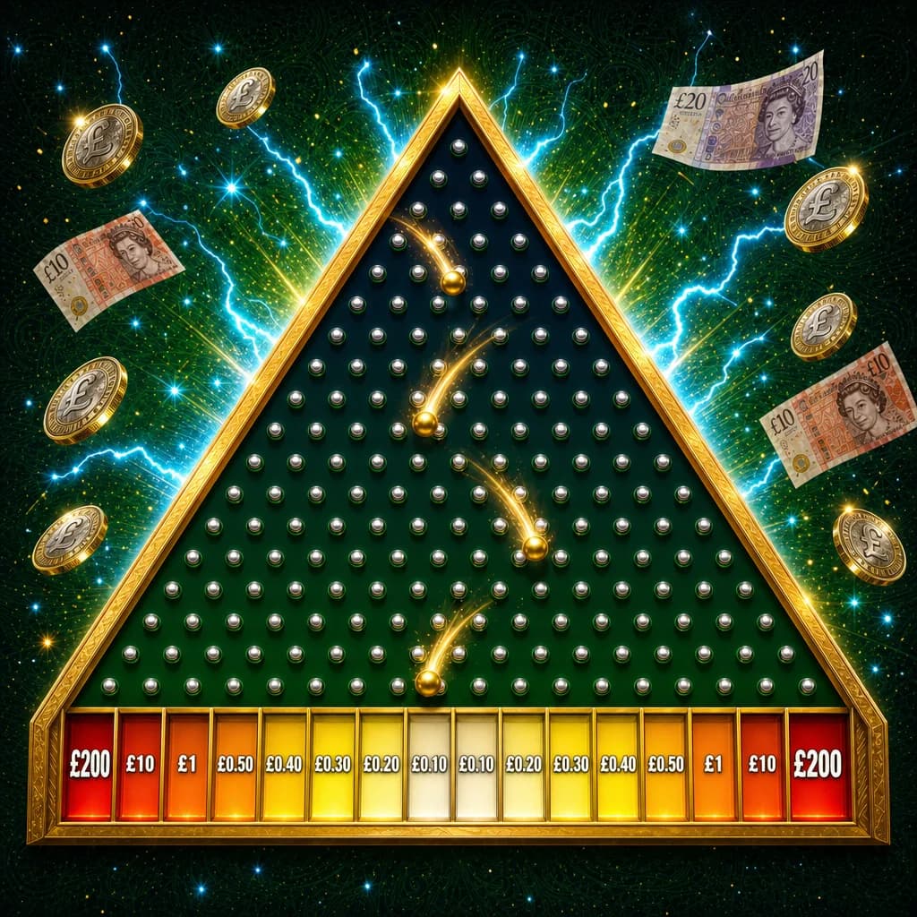 Flash Plinko - Win £100 from 40p!