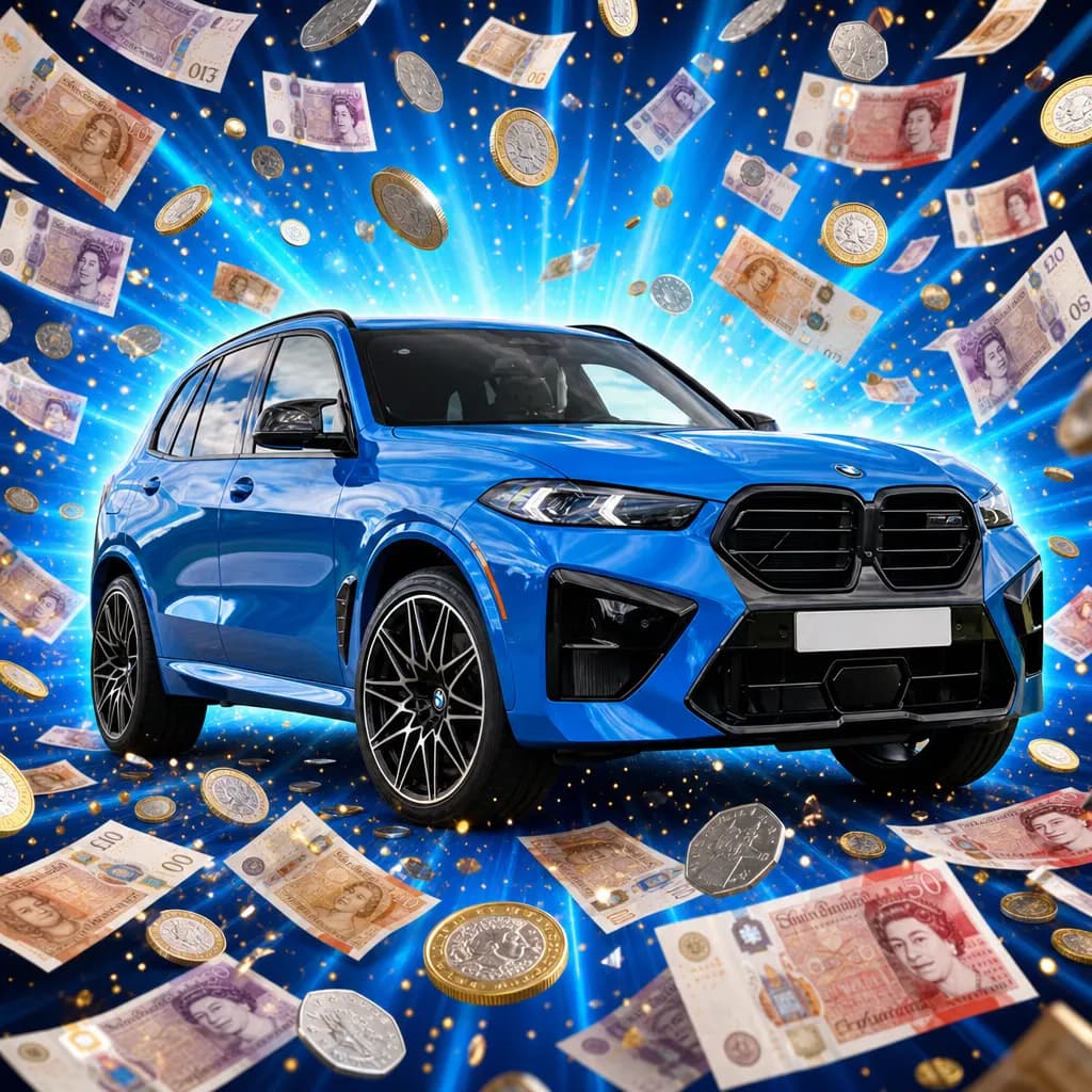 Win this BMW X5 M for just 25p
