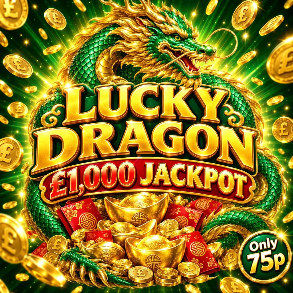Lucky Dragon Scratch - Win £1k from just 75p