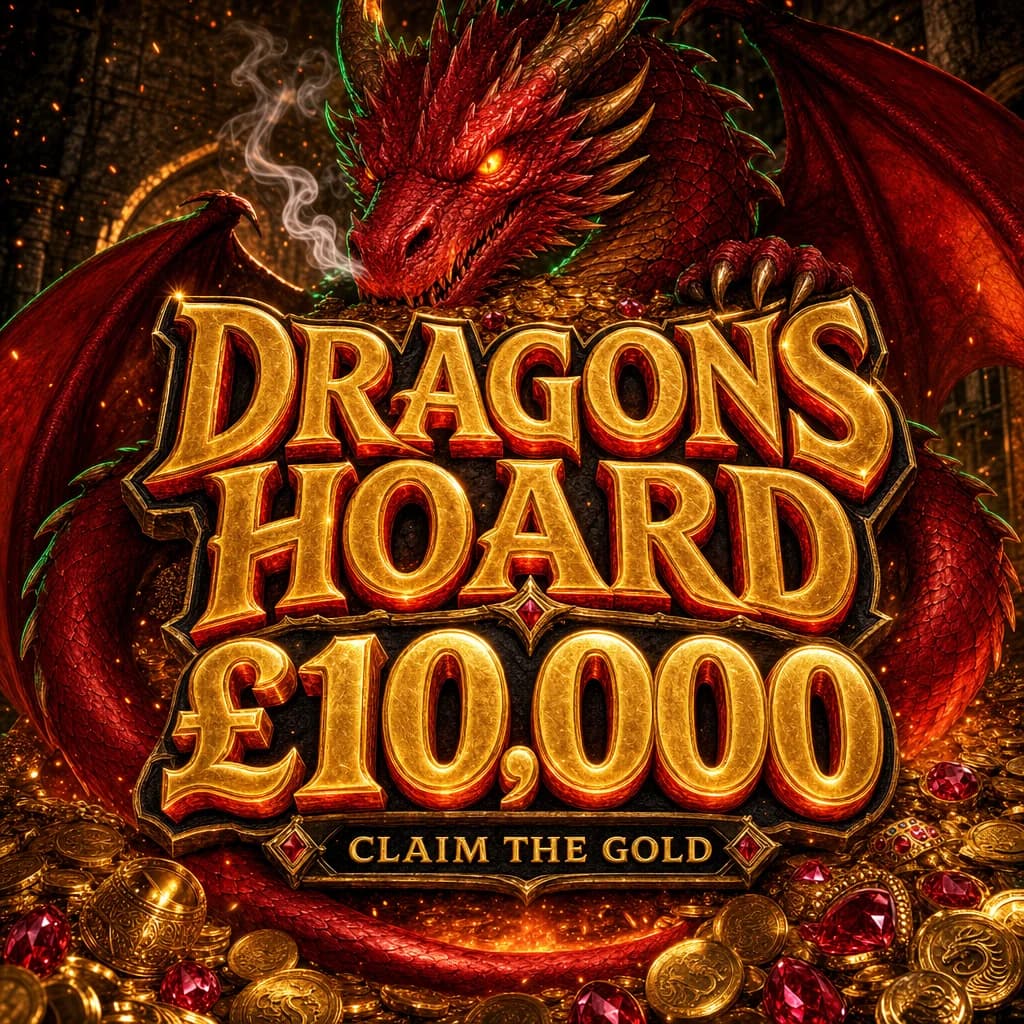 Dragons Hoard Scratch - Win £10k from £1 per Ticket!