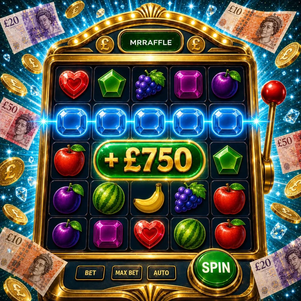 Diamond Slots - Win the £750 Jackpot for only 50p!