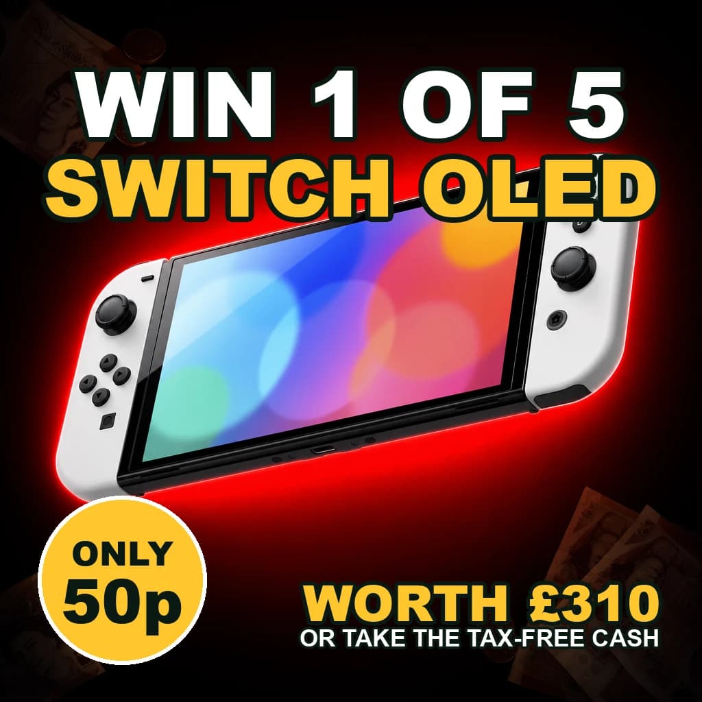 Win a Nintendo Switch OLED for 50p