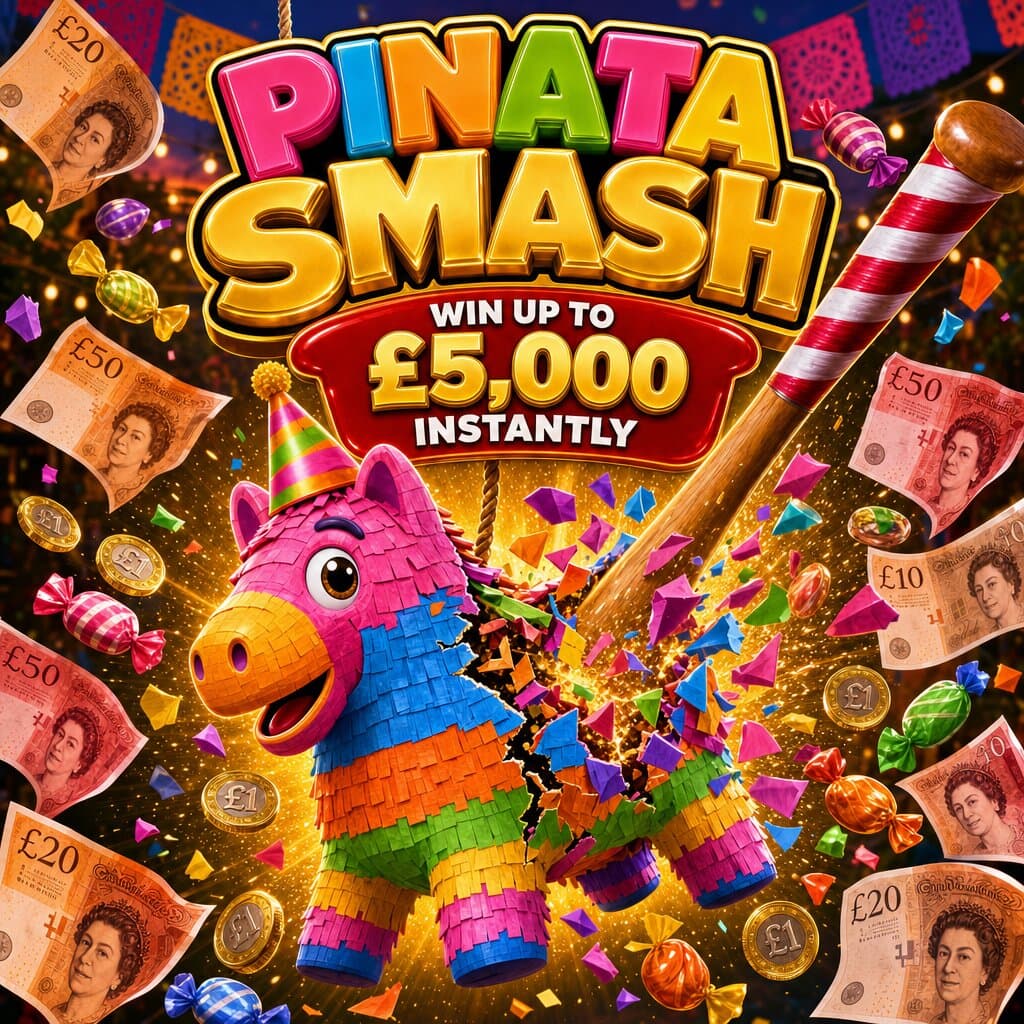 Piñata Smashlings - Win £5,000 Tax-free