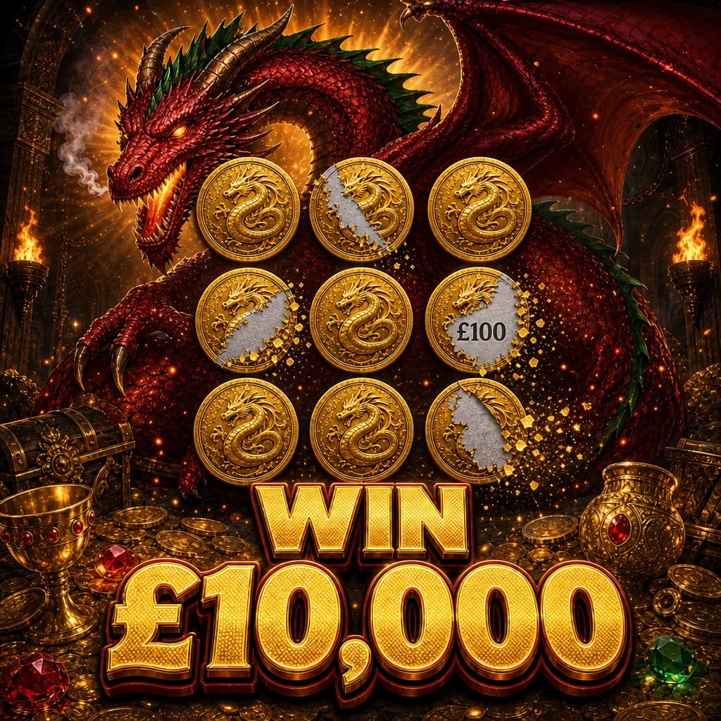 Scratch Dragons Hoard - Win £10,000